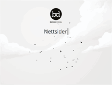 Tablet Screenshot of bekkdesign.no